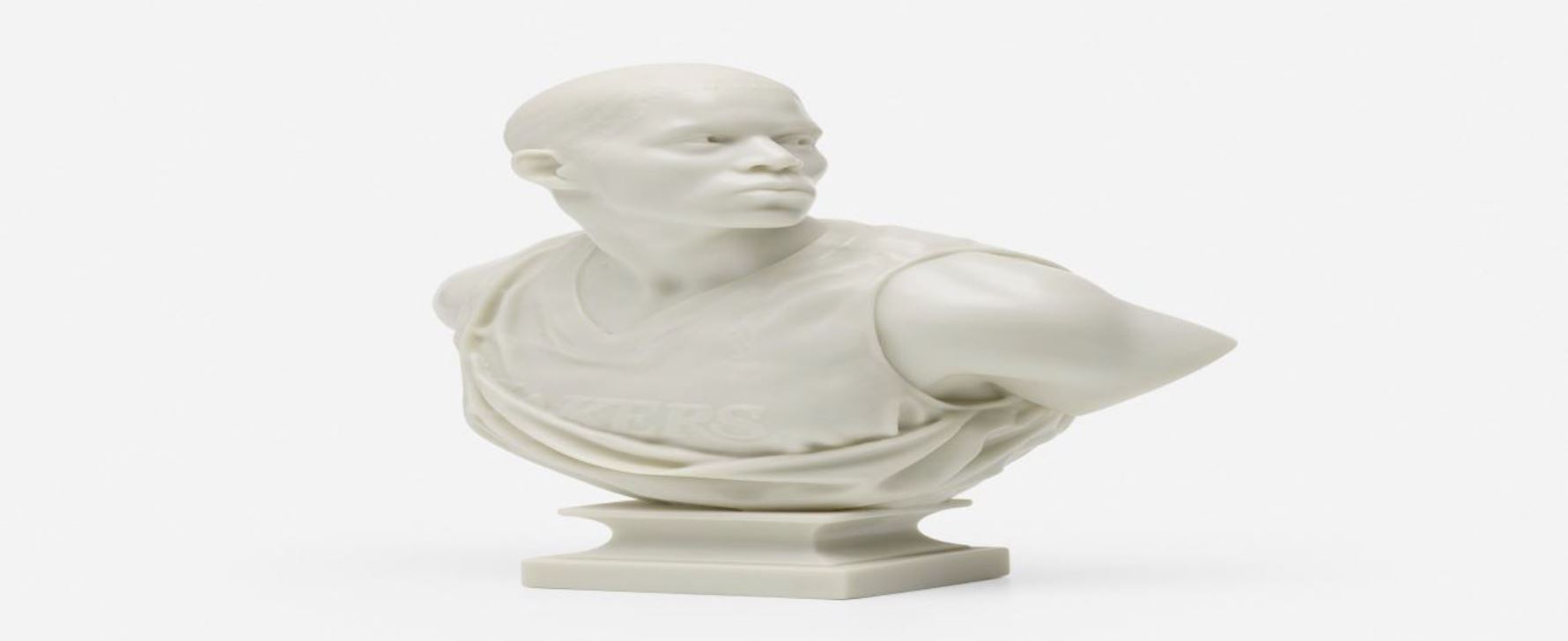 white statue by Kehinde Wiley