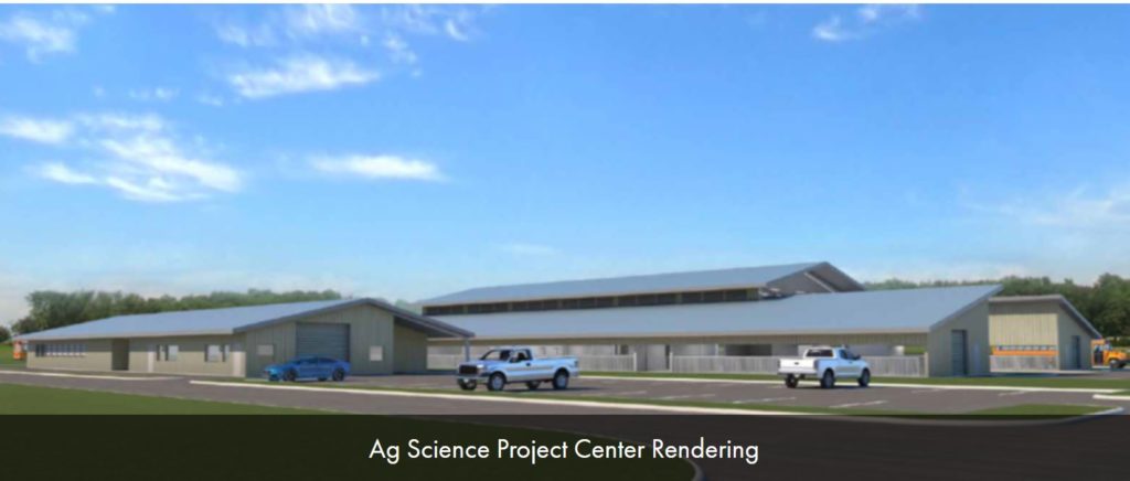 construction cost estimating company partners with Tomball I.S.D. on this Agricultural Barn