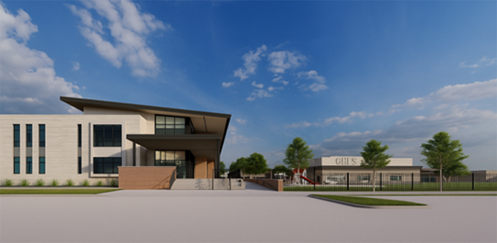 front of Geneva Heights Elementary