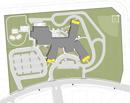 Rendering of Neill Elementary in Fort Bend